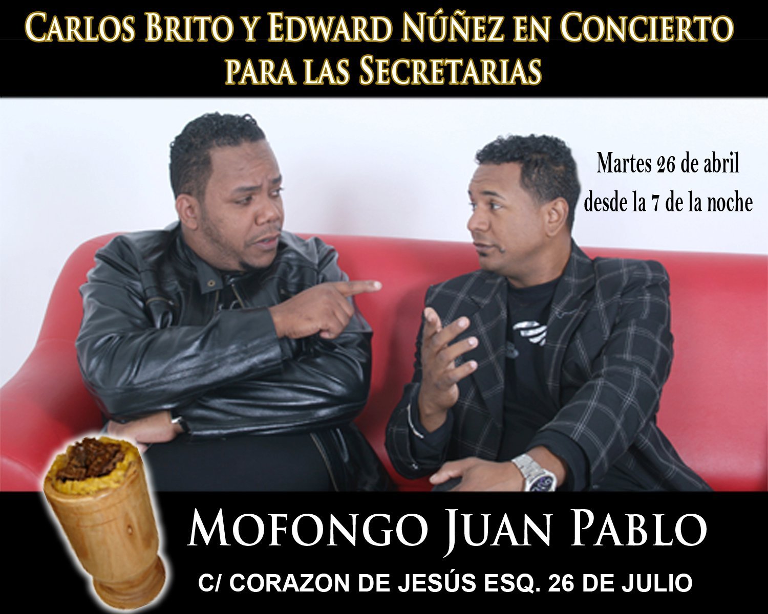 afiche de el evento que marcara tu vida...no faltes